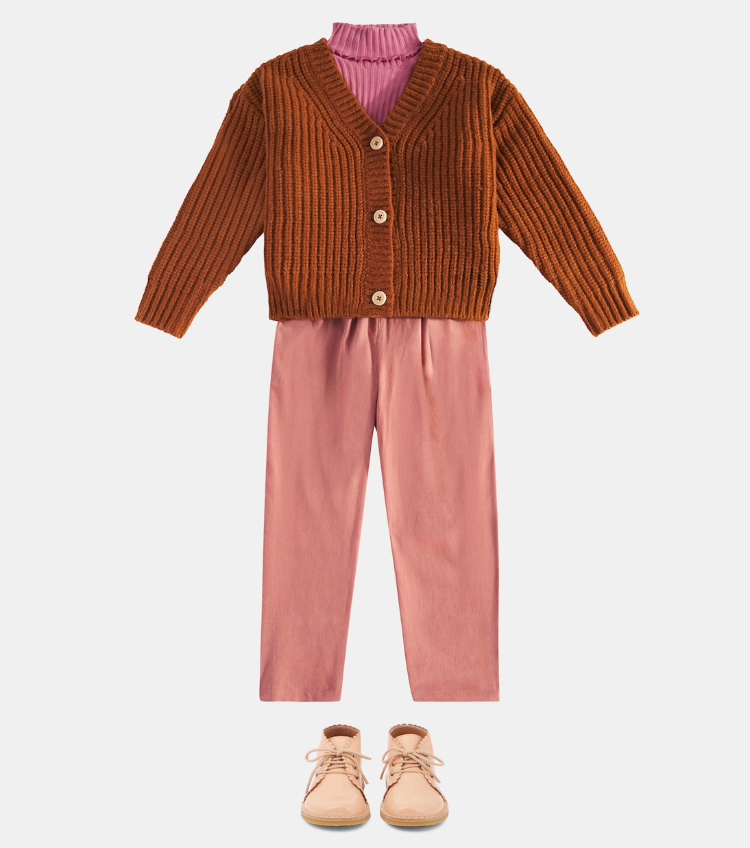 Cardigan Greta aus Rippstrick | C'era Una Volta