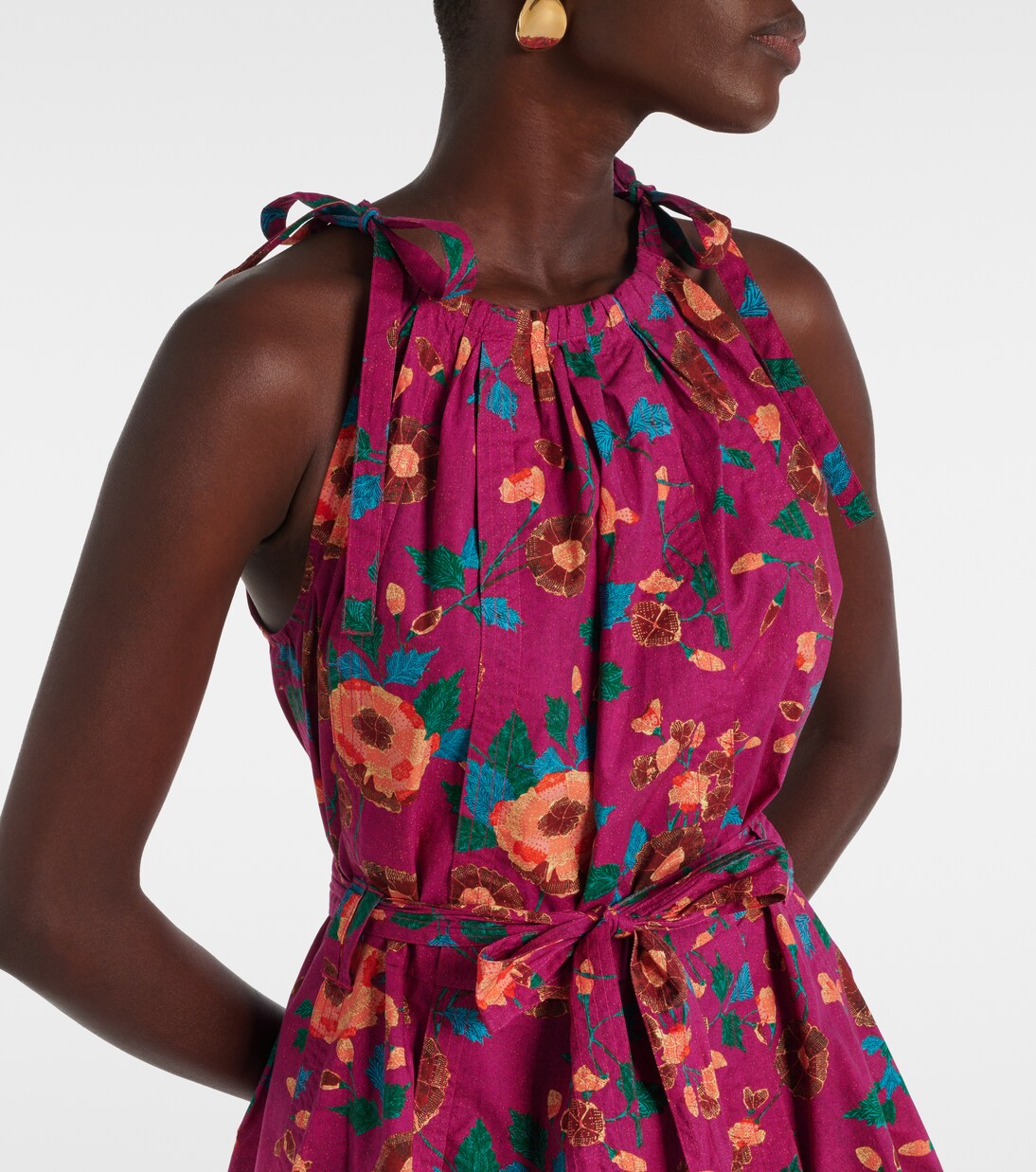 Robe Brienne en coton à fleurs | Ulla Johnson