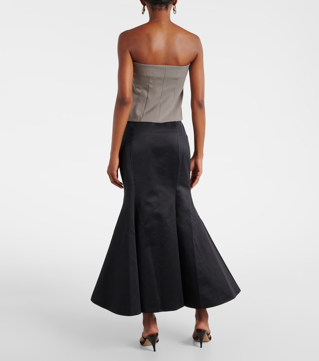 Midirock Burgeon aus Satin | Entire Studios