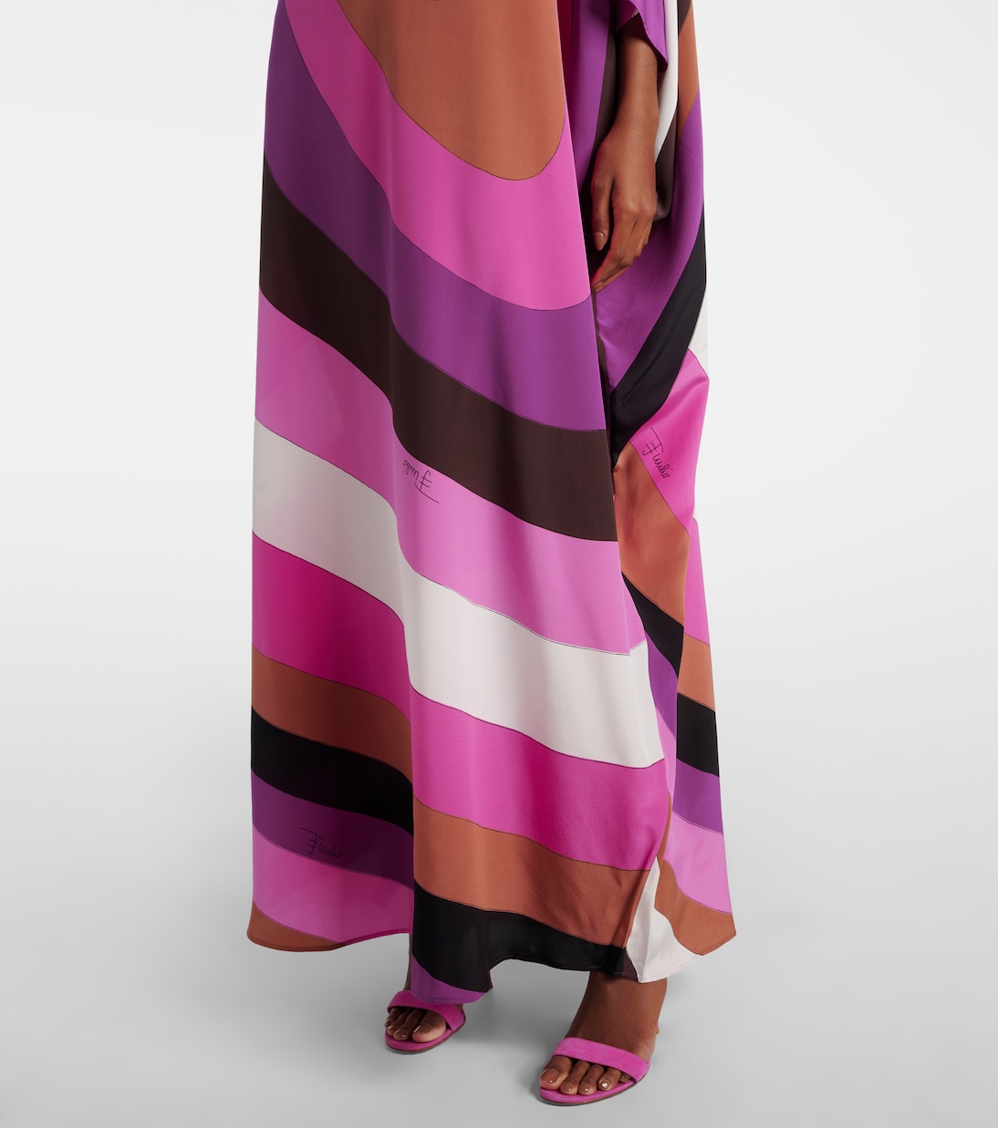 Kaftan Iride aus Crêpe de Chine aus Seide | Pucci