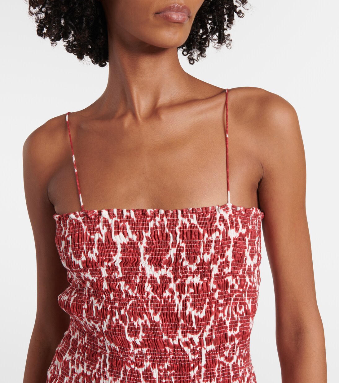 Robe longue Geriba en lin à fleurs | Faithfull