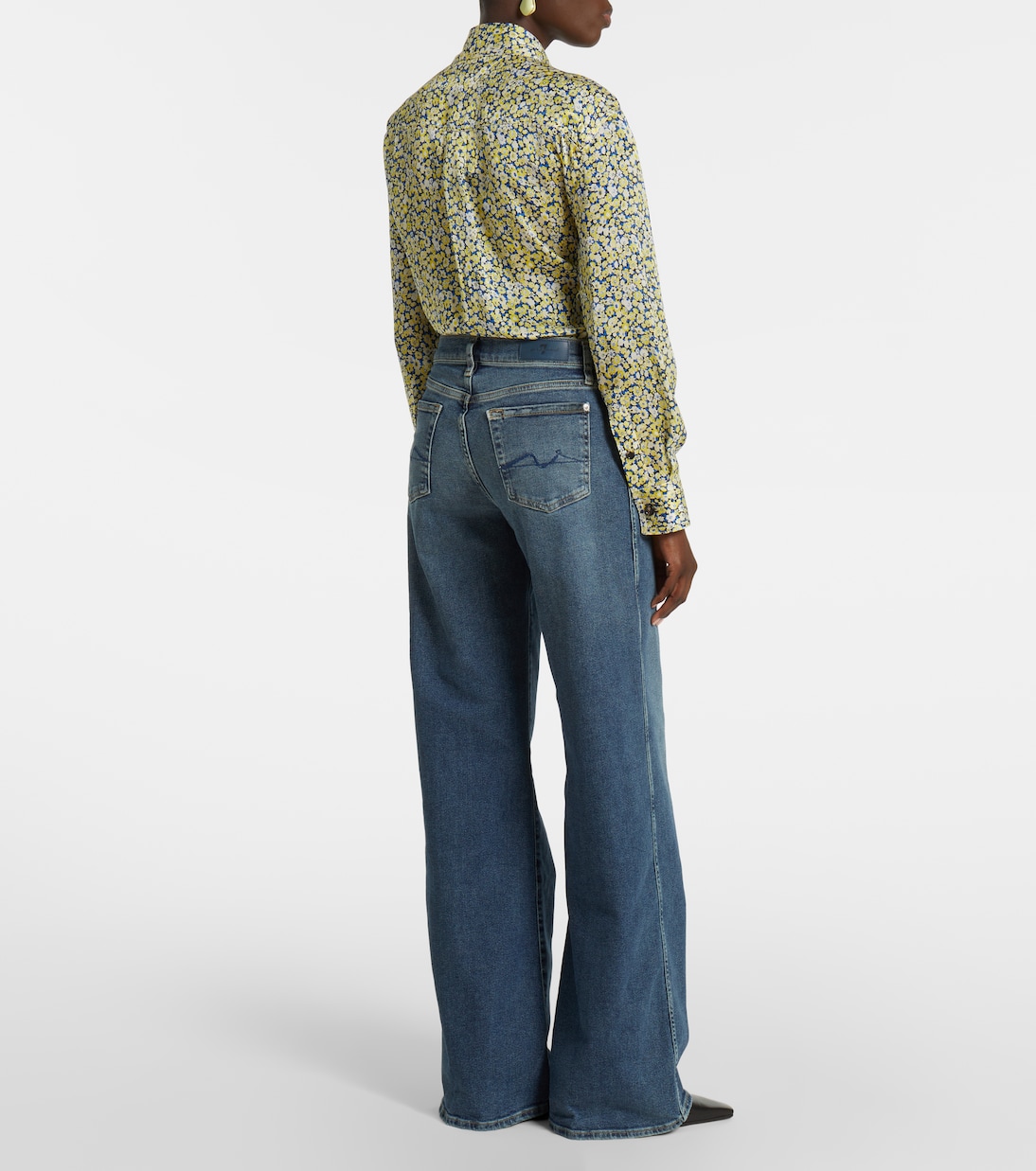 High-Rise Wide-Leg Jeans Luxe Vintage | 7 For All Mankind