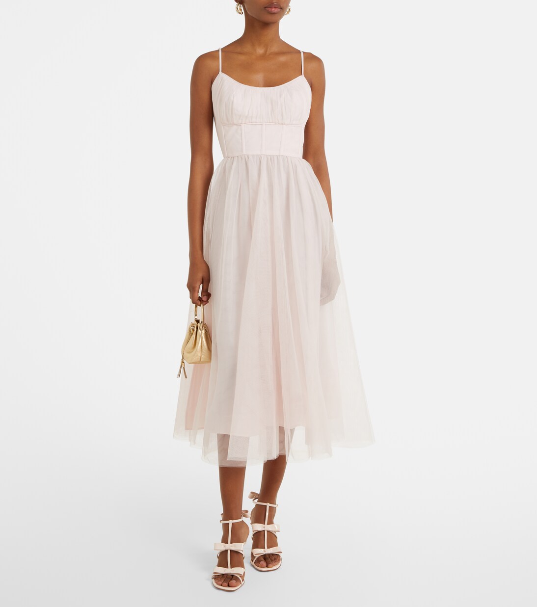 Vestido corsé de tul | Zimmermann