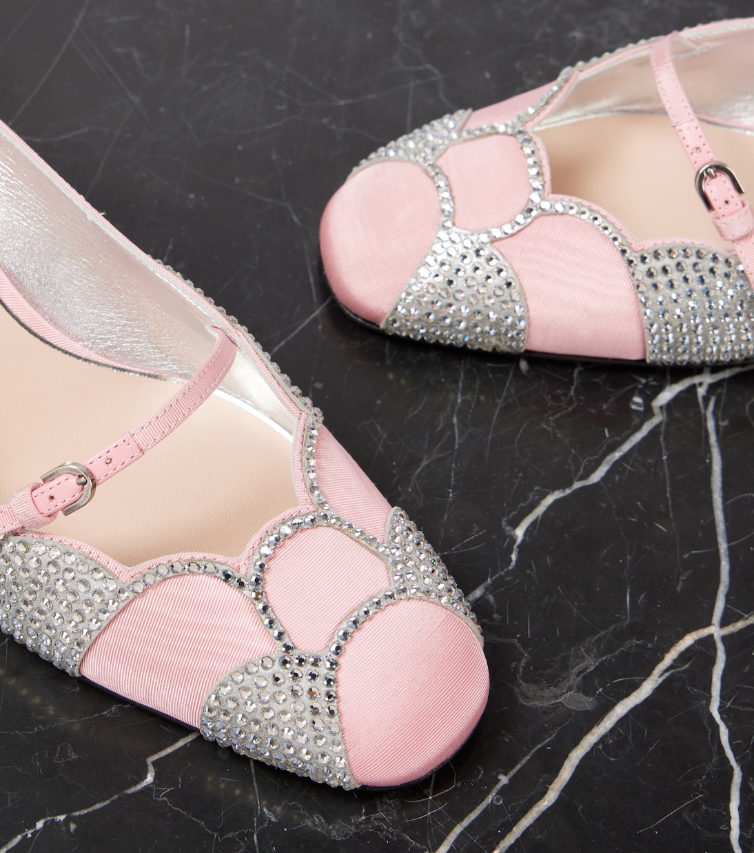 Bowow 45 embellished moiré pumps | Valentino Garavani