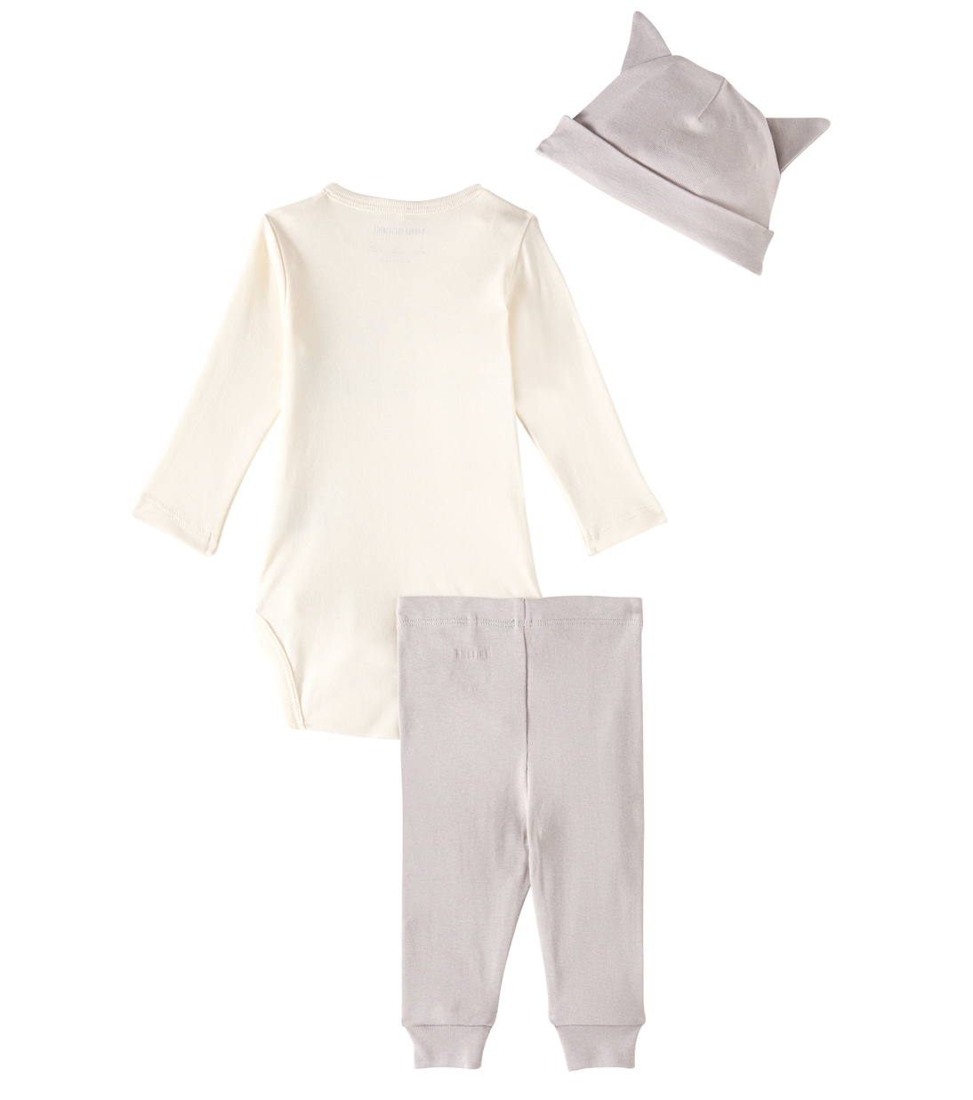 Baby Set Mini Rodini Cats aus Body, Jogginghose und Mütze | Mini Rodini