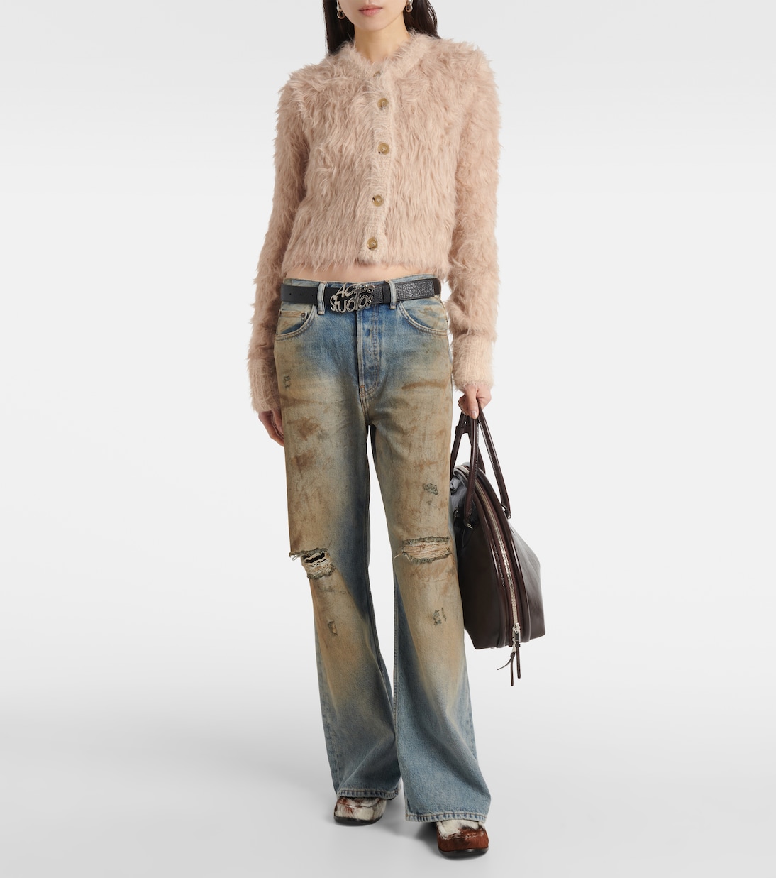 Cardigan aus Faux Fur | Acne Studios