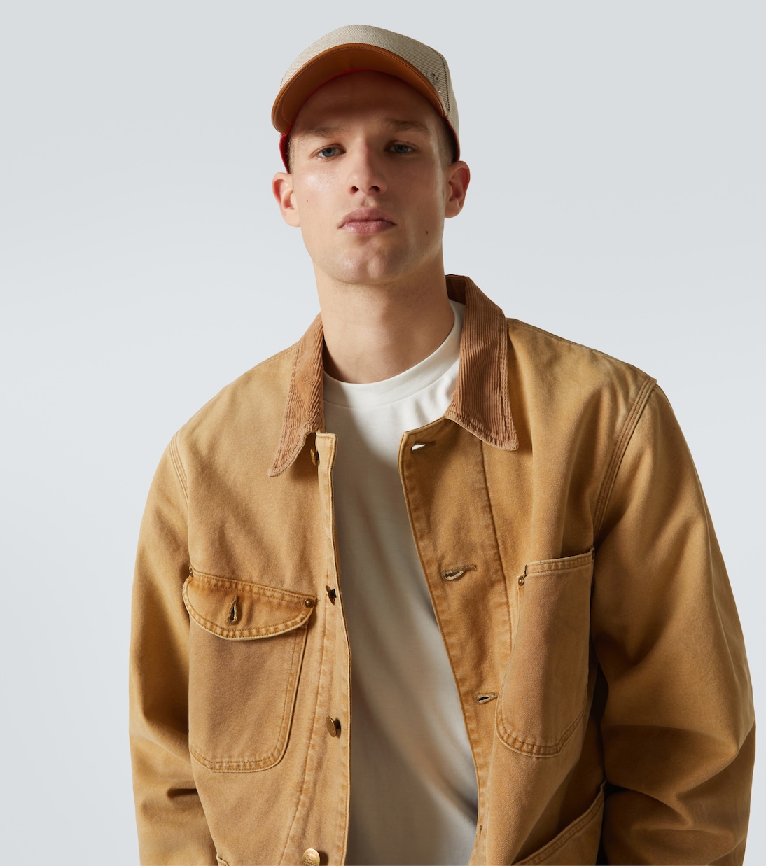 Gorra de algodón con piel | Christian Louboutin