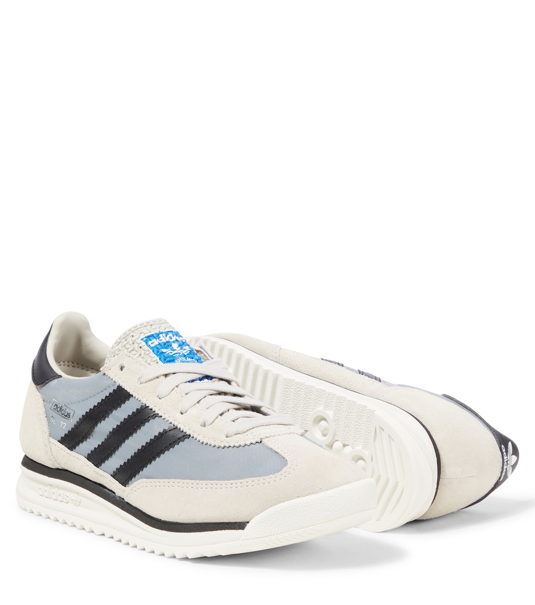 SL 72 RS suede-trimmed sneakers | Adidas Originals Kids