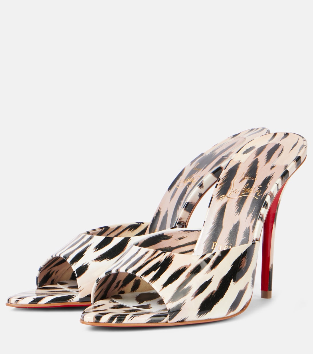 Mules Miss Z 100 de charol | Christian Louboutin