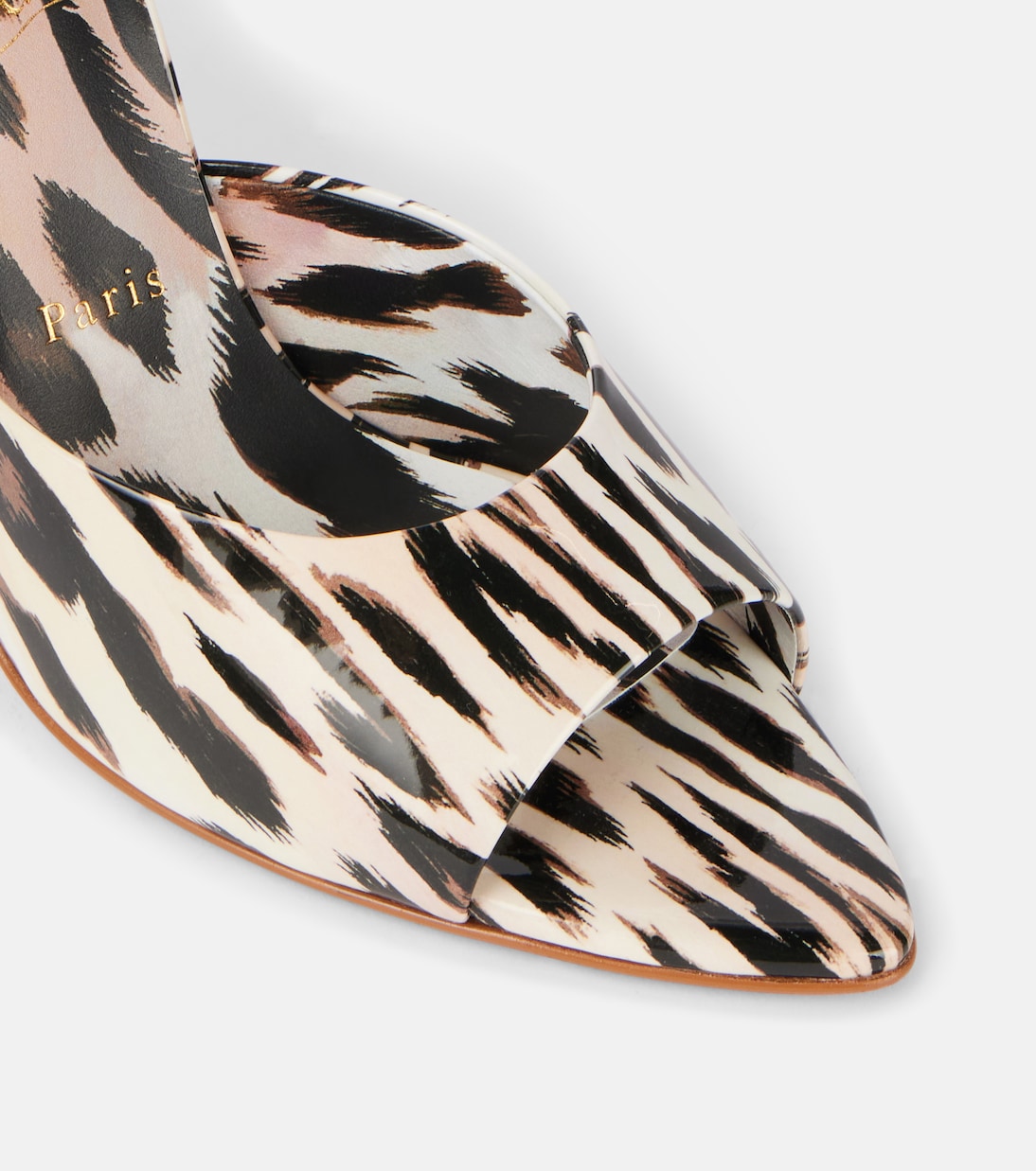 Mules Miss Z 100 de charol | Christian Louboutin