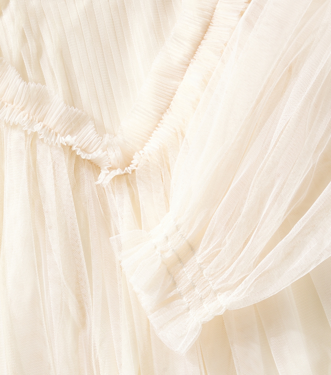 Top Sandra con maniche a sbuffo e volant | C'era Una Volta