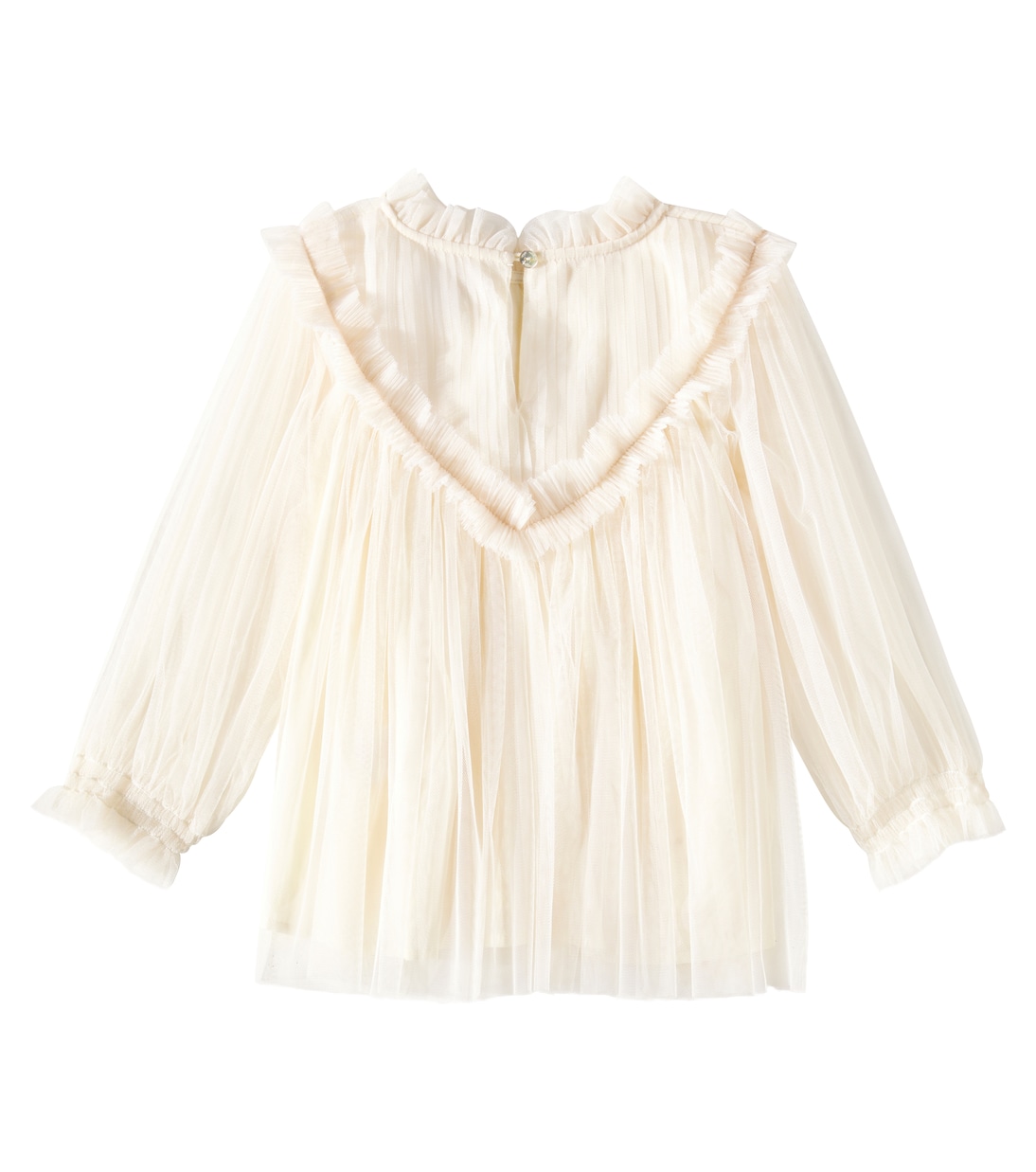 Top Sandra con maniche a sbuffo e volant | C'era Una Volta