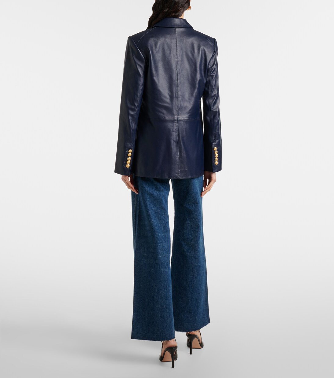 Blazer Vega aus Leder | Veronica Beard