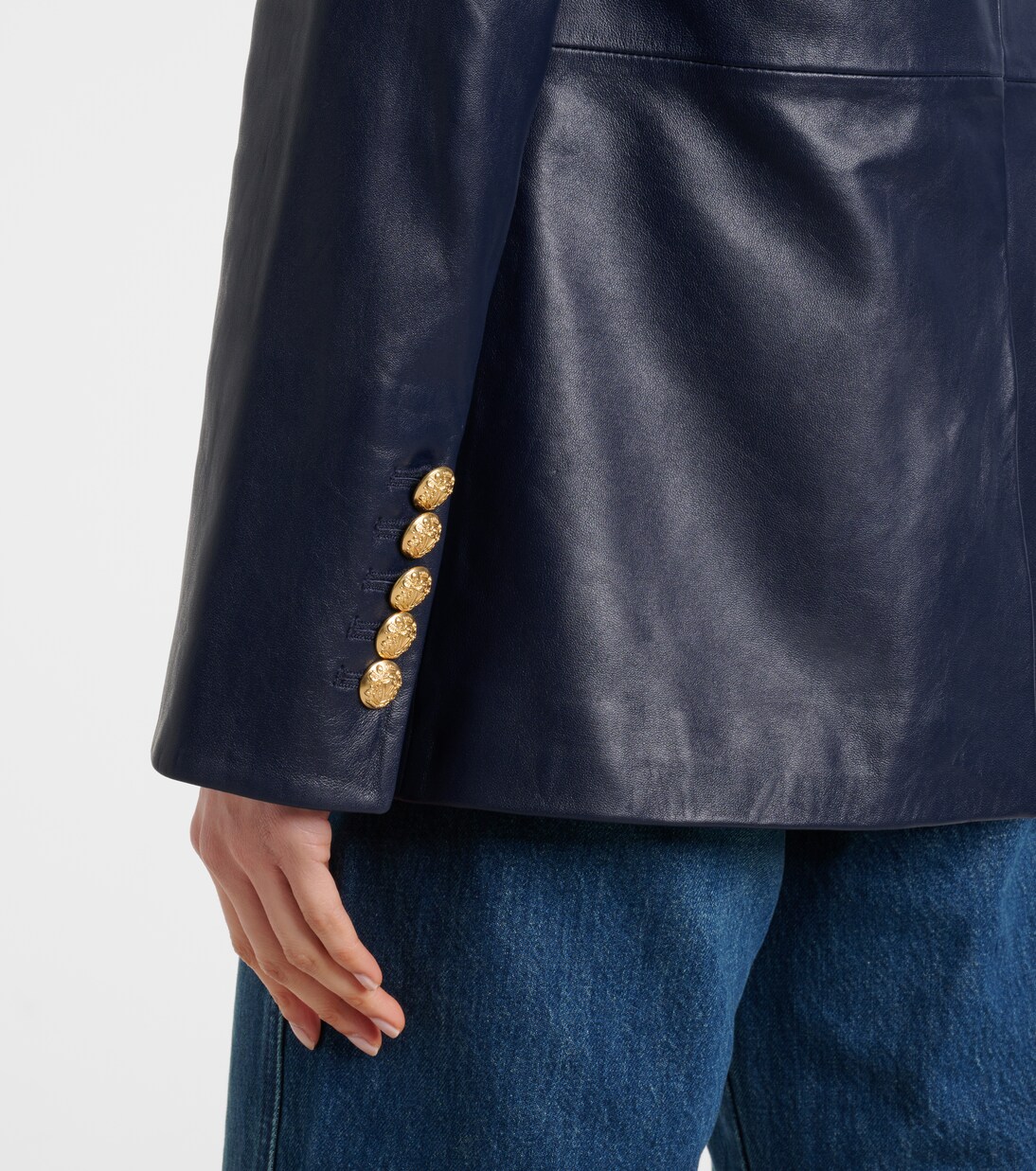 Blazer Vega aus Leder | Veronica Beard