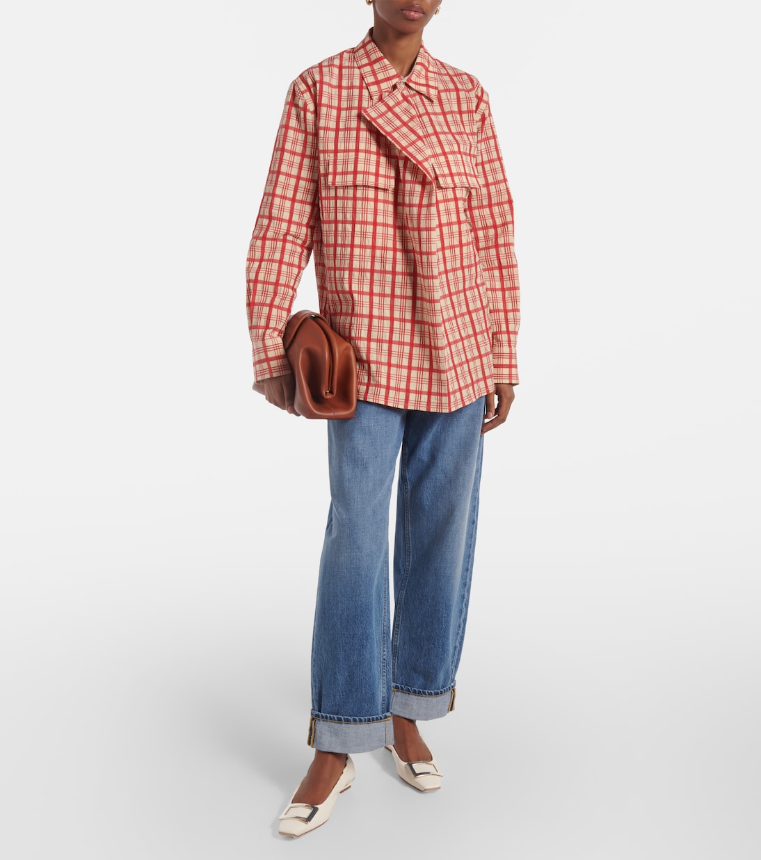 Belle Vivier leather ballet flats | Roger Vivier