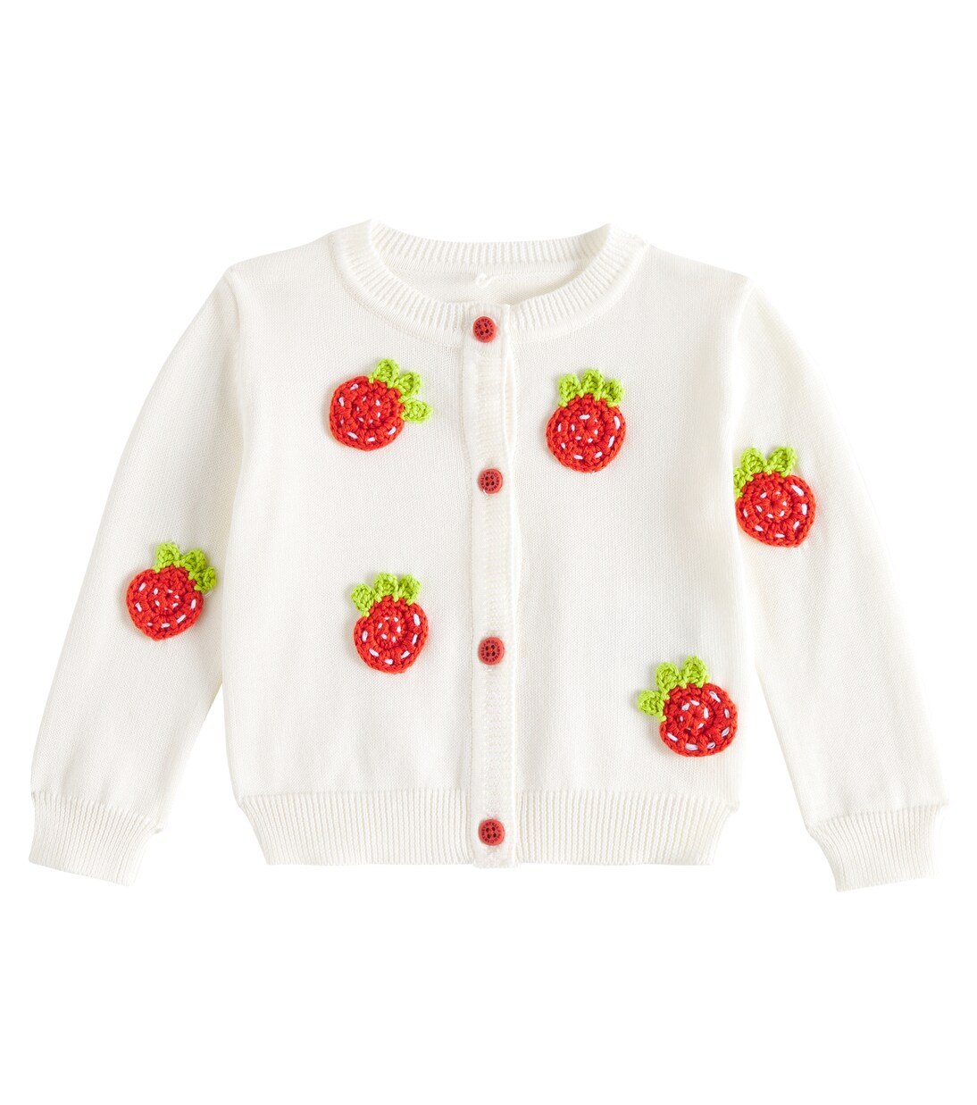 Embroidered cotton cardigan | Stella McCartney Kids