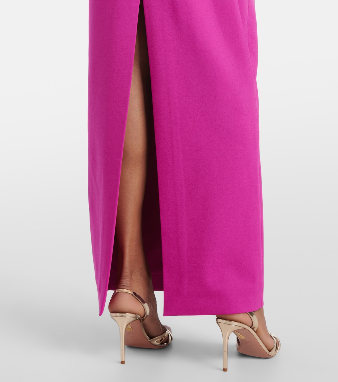 Robe longue Joana asymétrique | Solace London