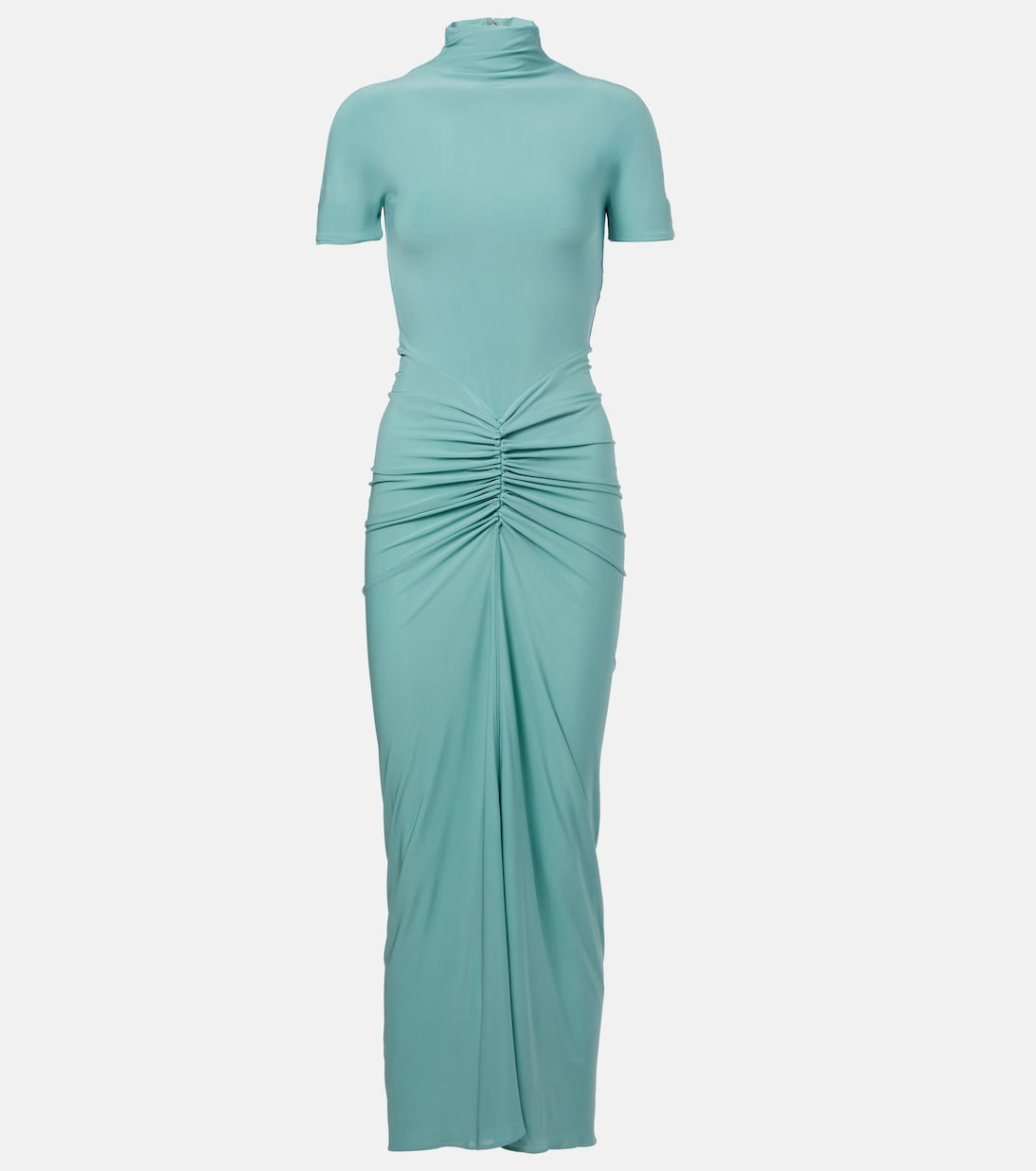 褶饰针织加长连衣裙 | Alaïa