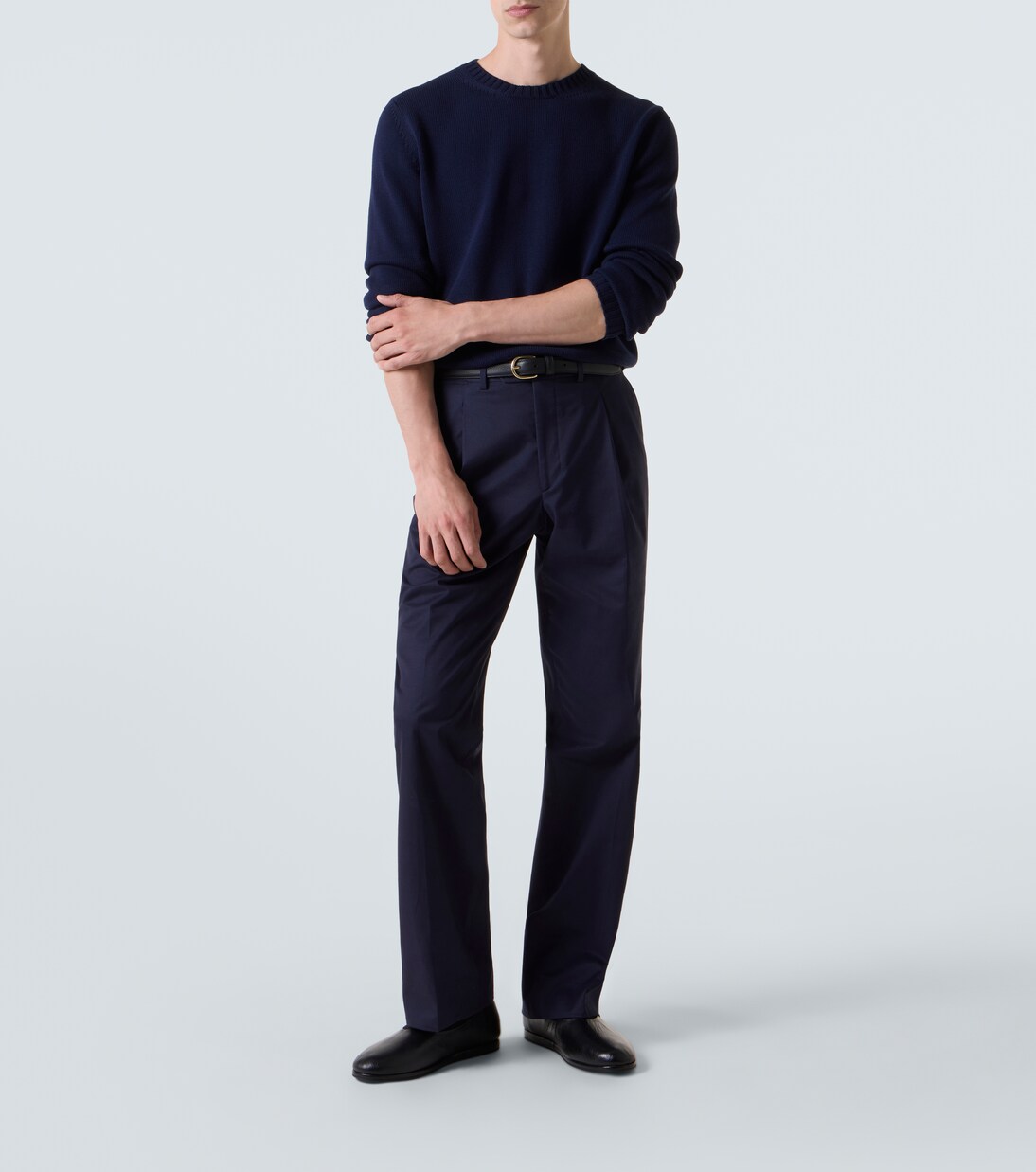 City leather slip-on shoes | Saman Amel