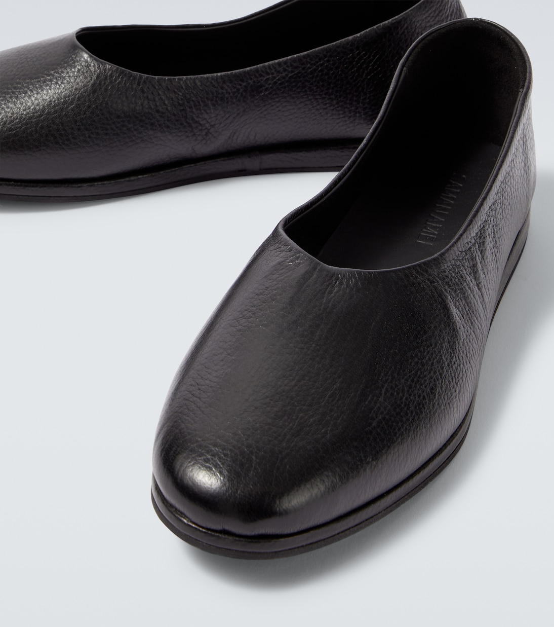 City leather slip-on shoes | Saman Amel