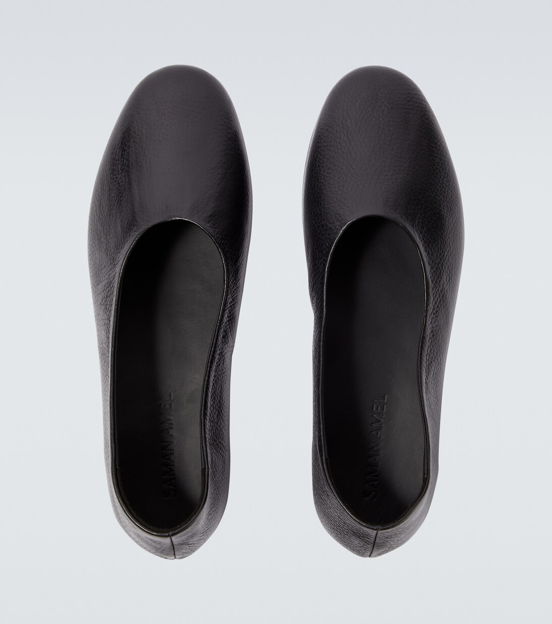 City leather slip-on shoes | Saman Amel