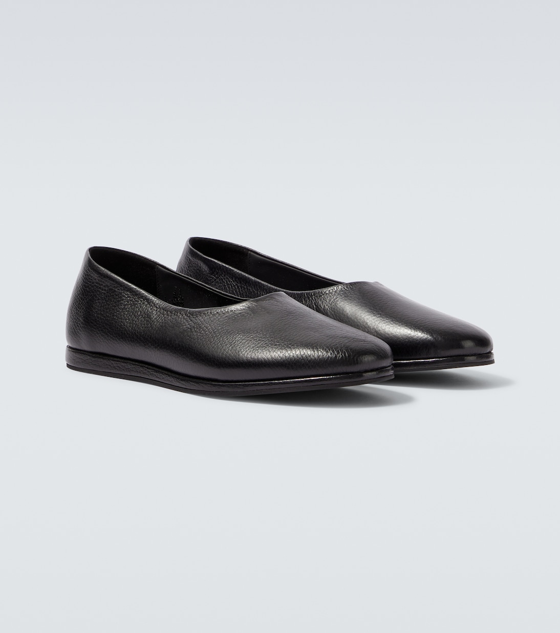 City leather slip-on shoes | Saman Amel