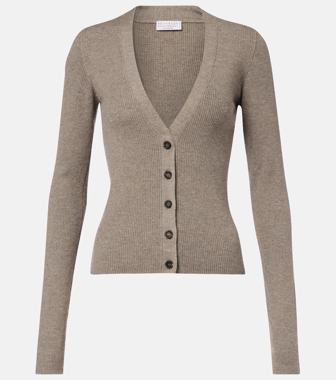 Cardigan aus Rippstrick  | Brunello Cucinelli