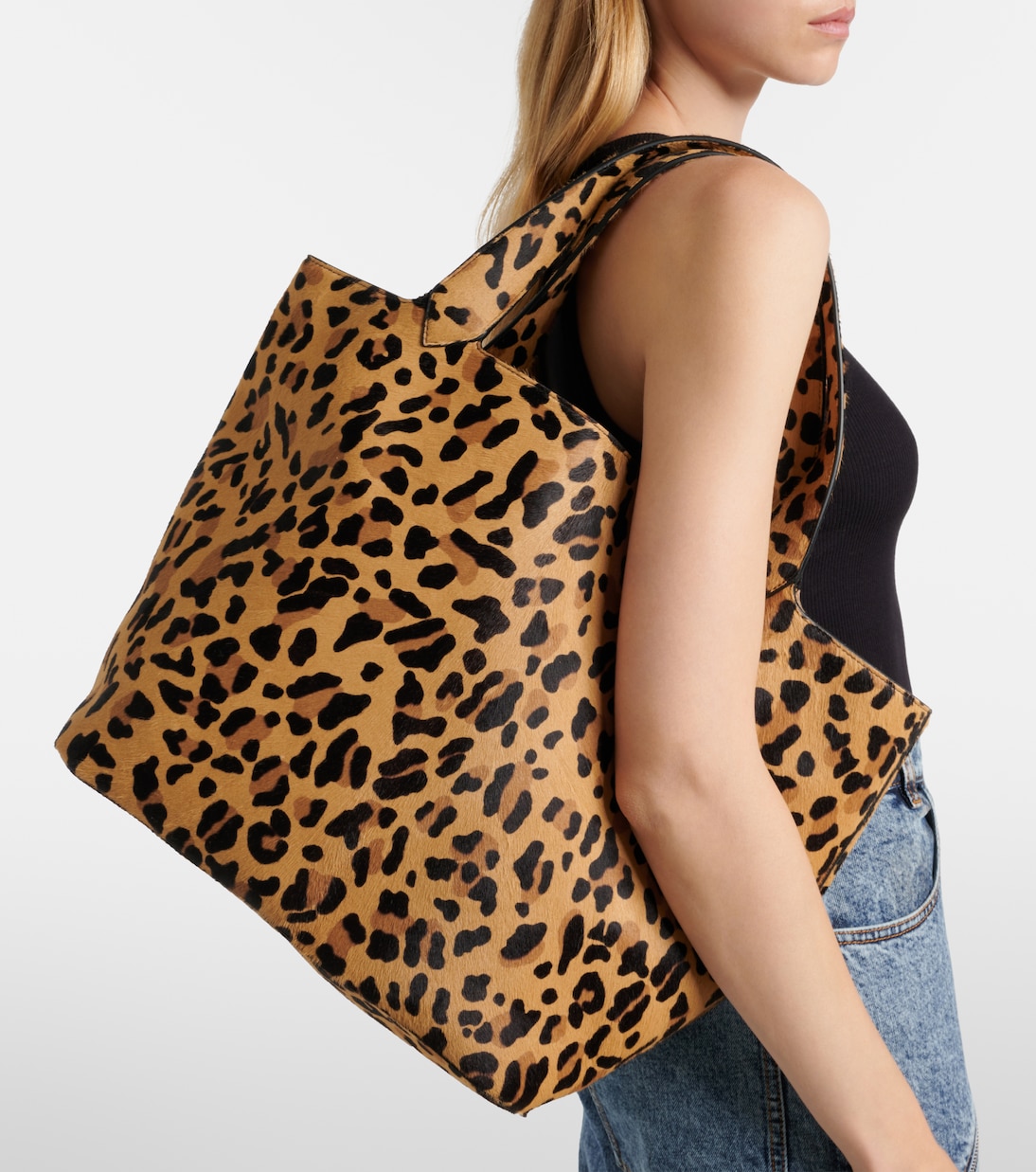 Tote Bag Large aus Kalbshaar | Alaïa
