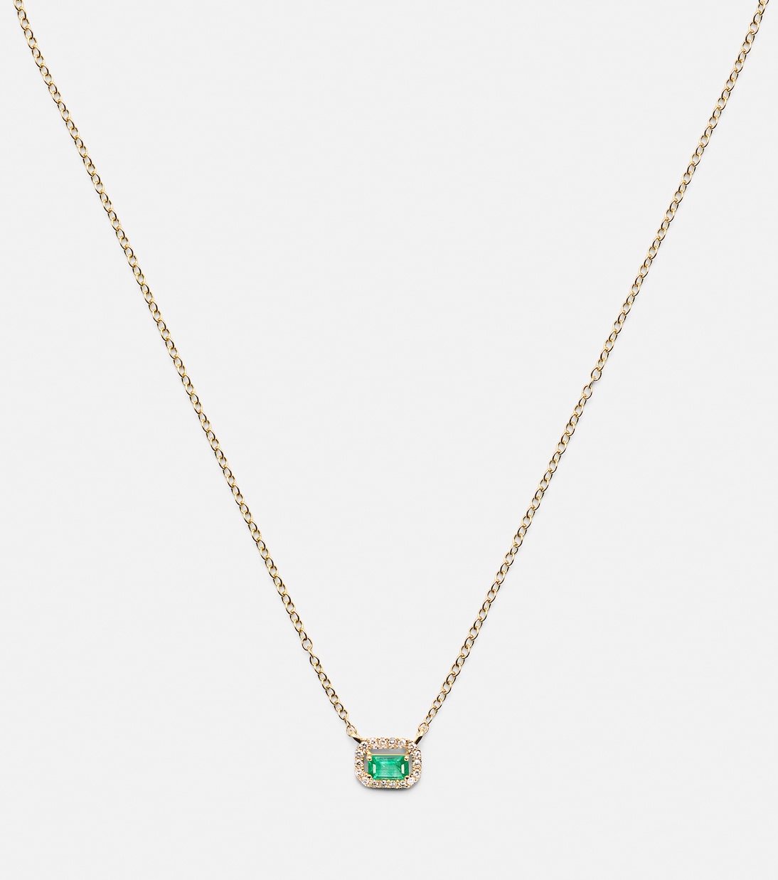 Collier en or 18 ct, émeraudes et diamants | Shay Jewelry