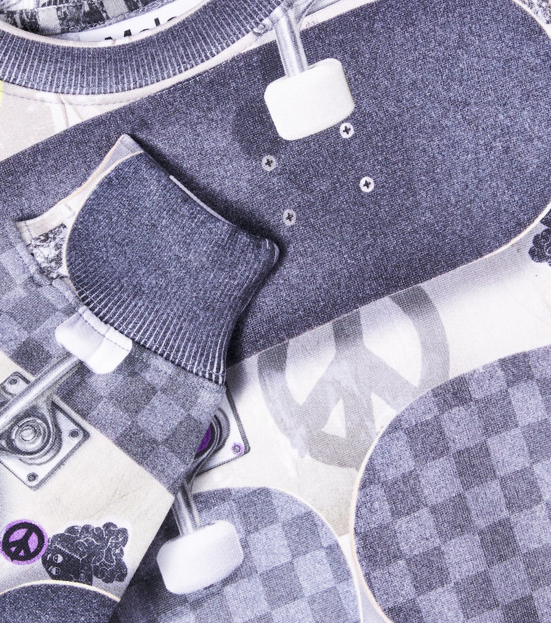 Monti printed cotton sweatshirt | Molo