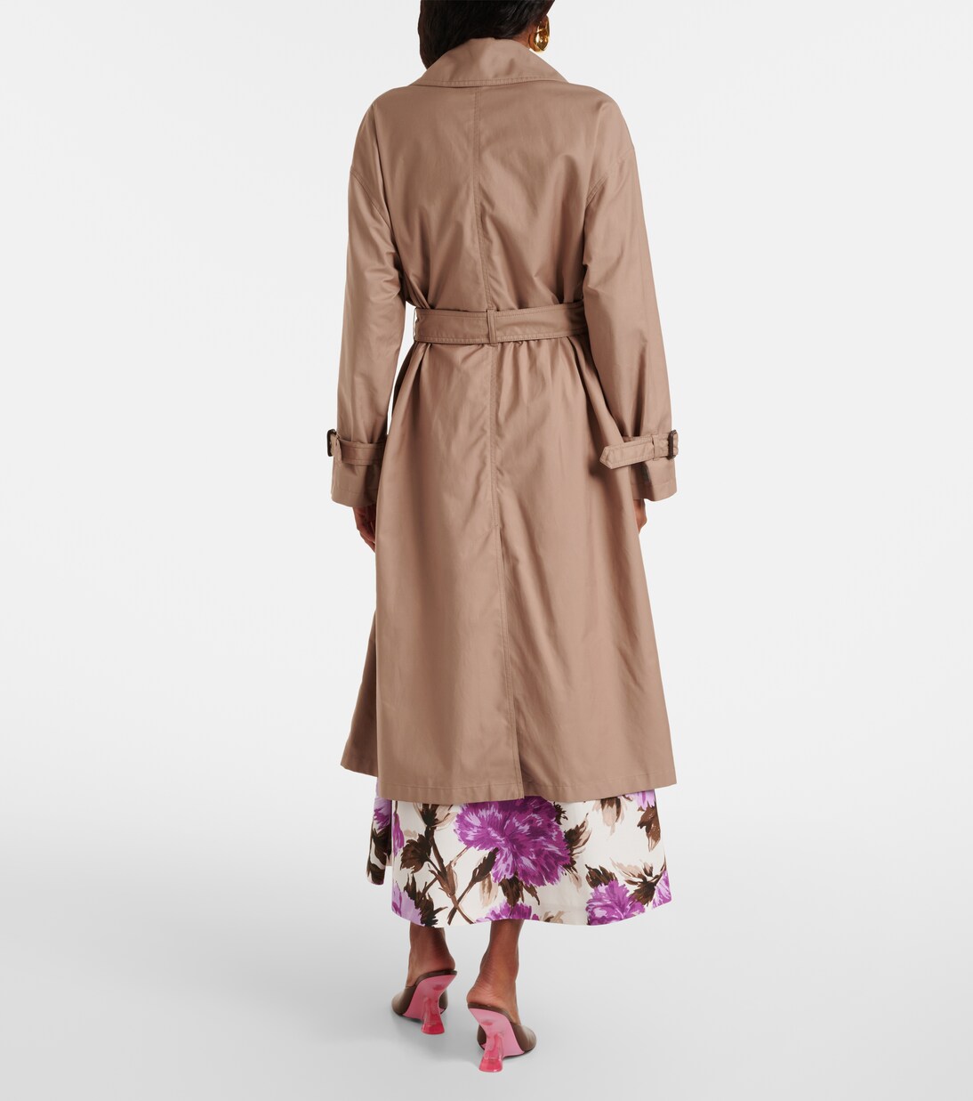 Fiorito cotton-blend twill trench coat | Max Mara