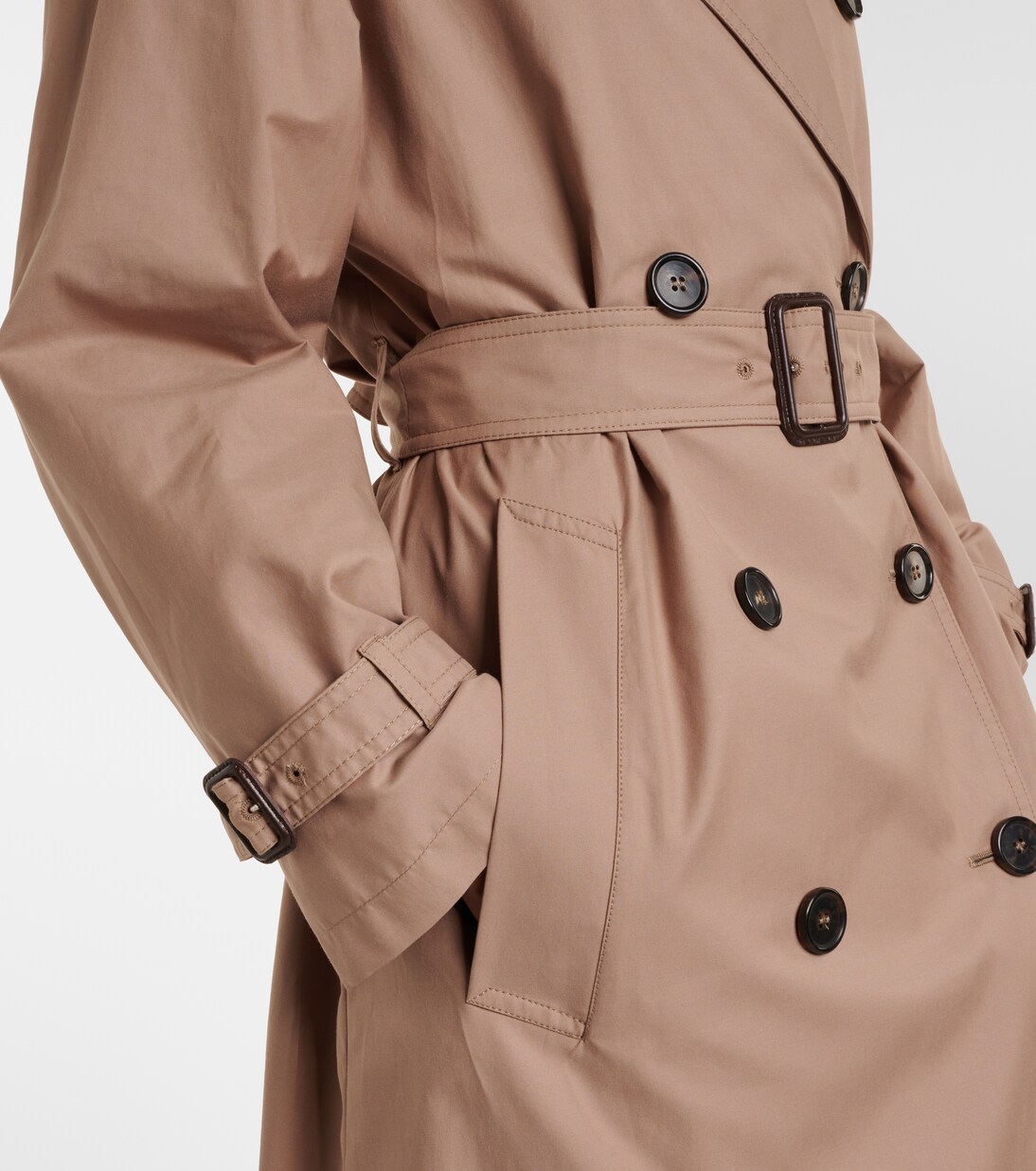 Fiorito cotton-blend twill trench coat | Max Mara