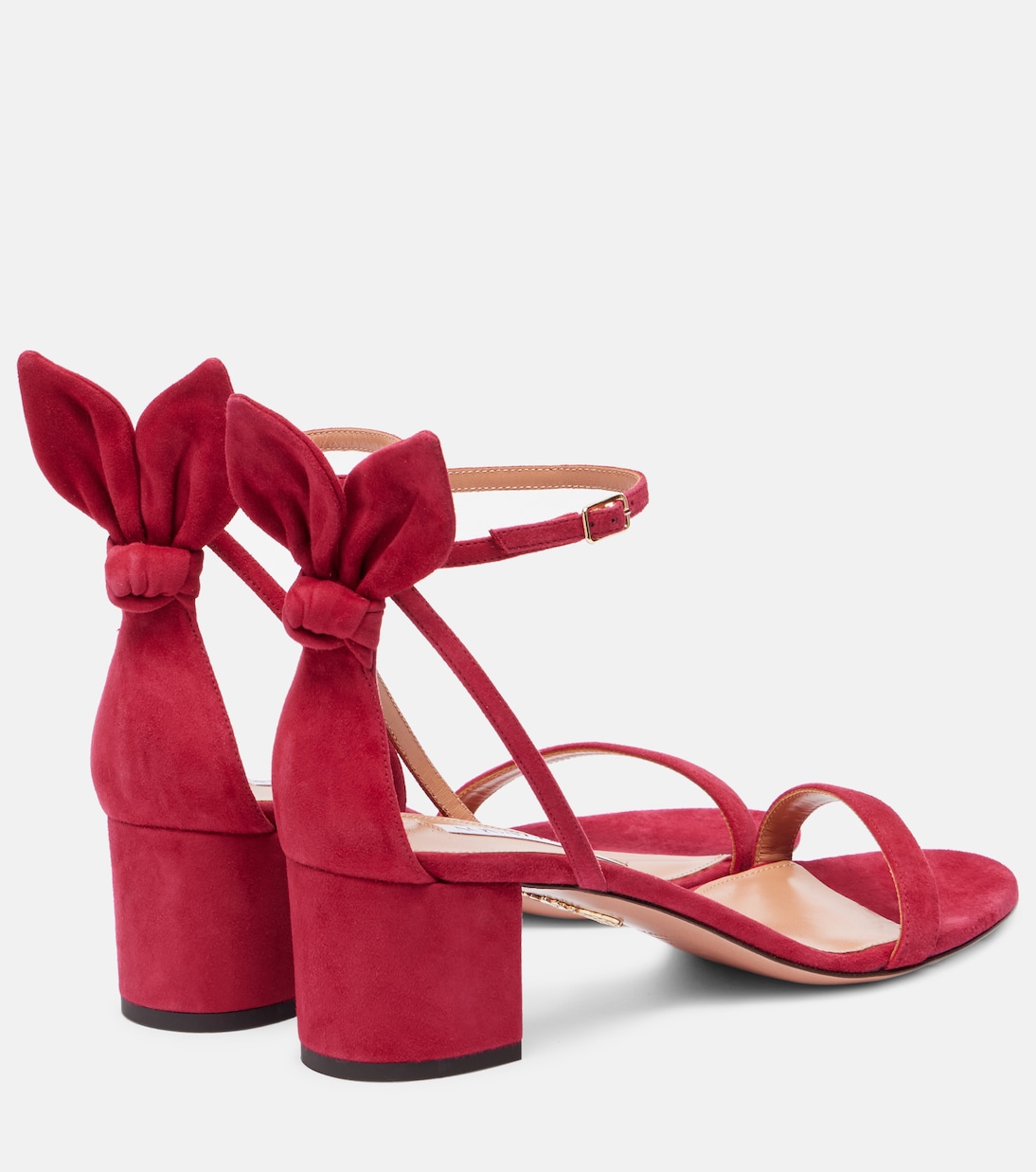 Bow Tie 50 suede sandals | Aquazzura