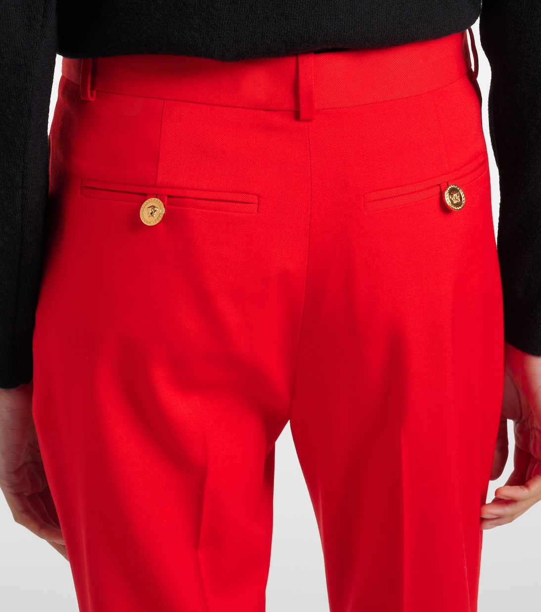 Medusa '95 wool flared pants | Versace