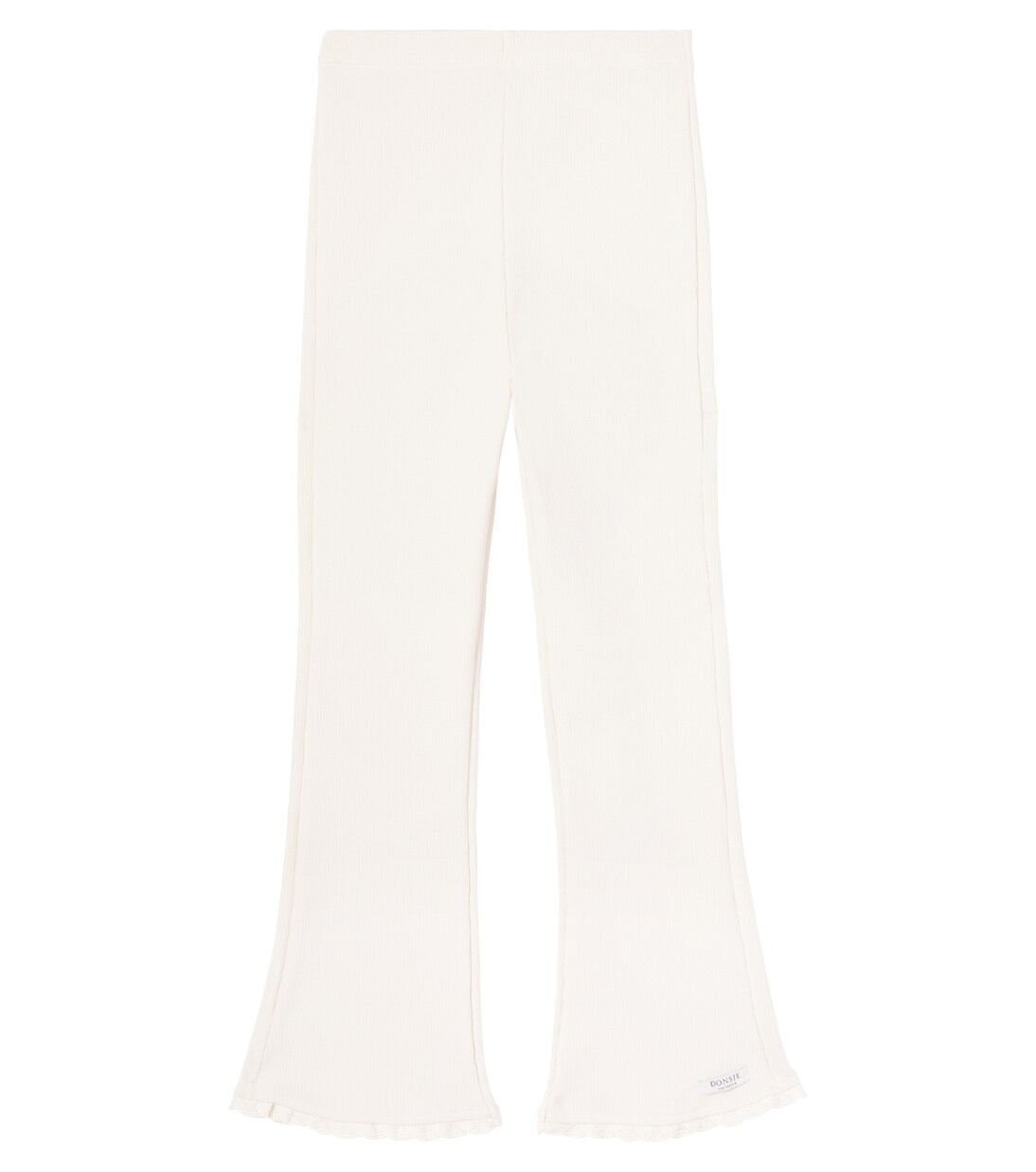 Jentje ruffled cotton-blend wide-leg pants | Donsje