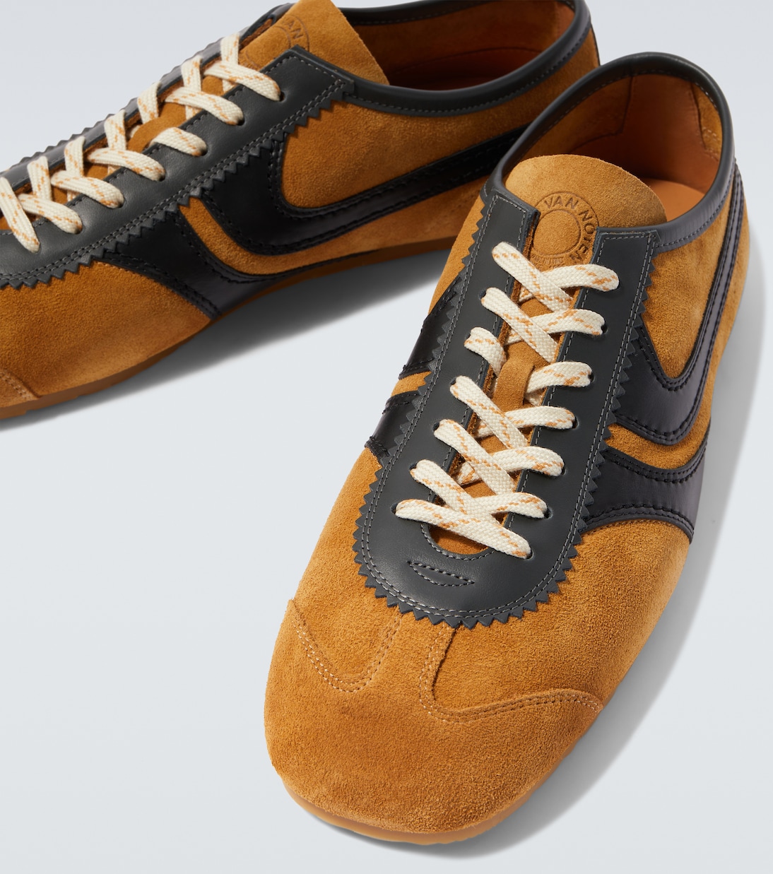 Sneakers in suede con pelle | Dries Van Noten