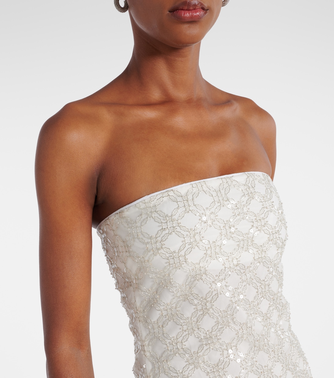 Embellished strapless maxi dress | Rotate