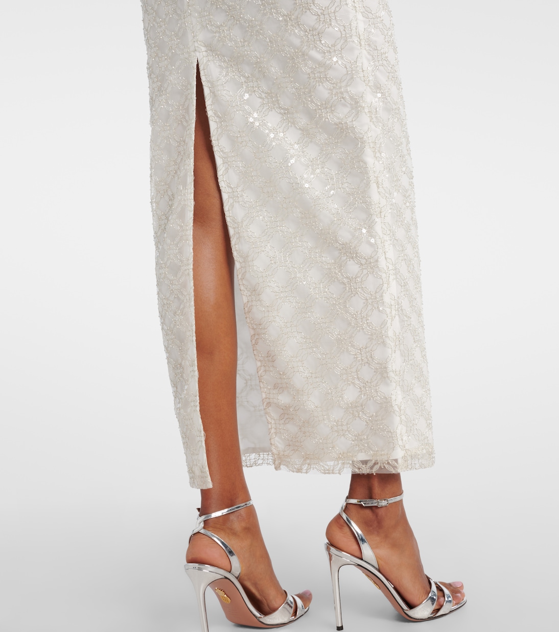 Embellished strapless maxi dress | Rotate