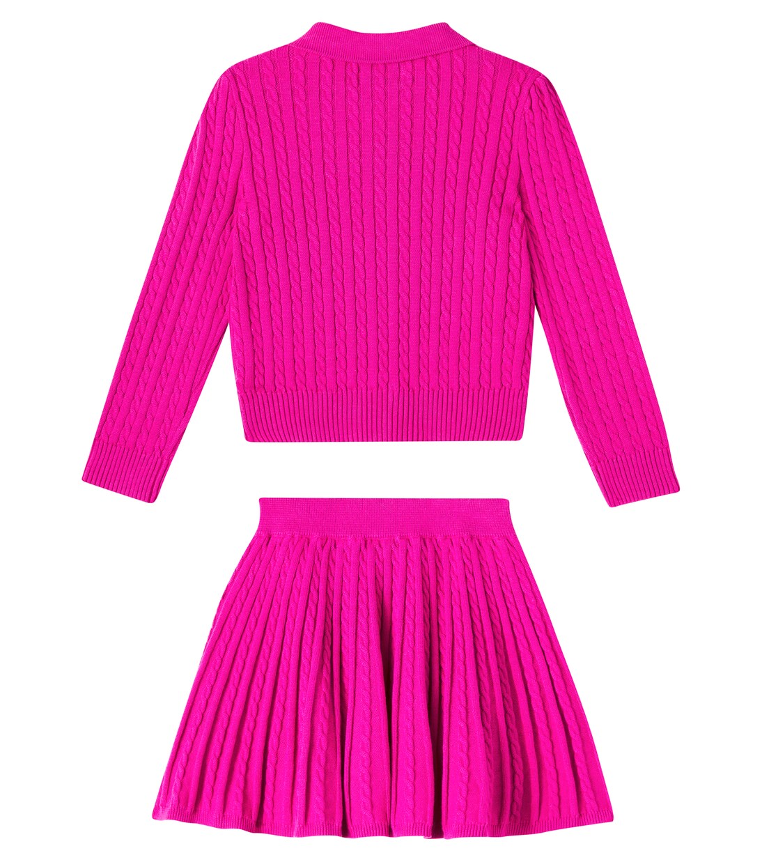 Ensemble cardigan et jupe en coton | Polo Ralph Lauren Kids