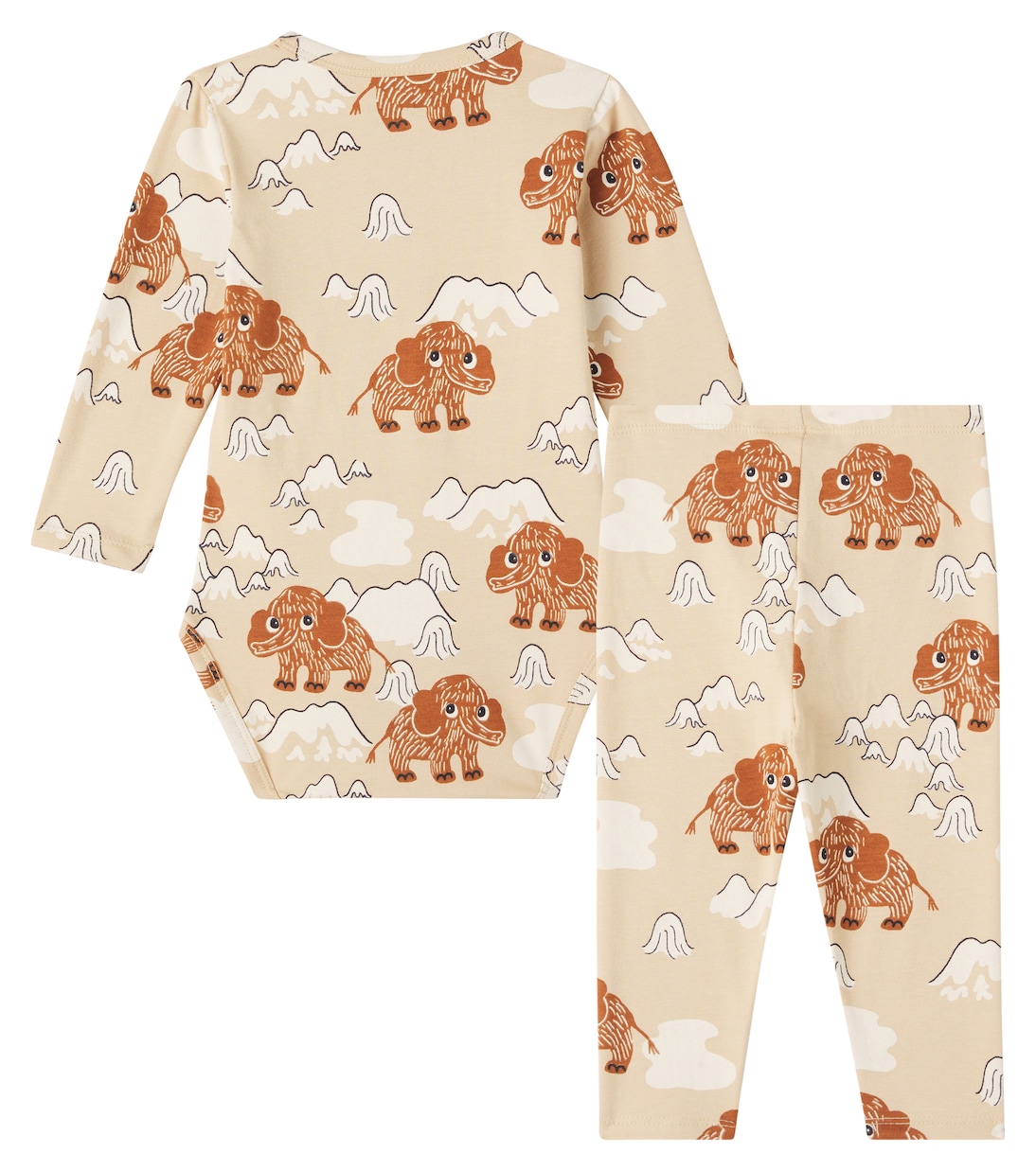 Baby - Body e pantaloni Mammoth in misto cotone | Mini Rodini