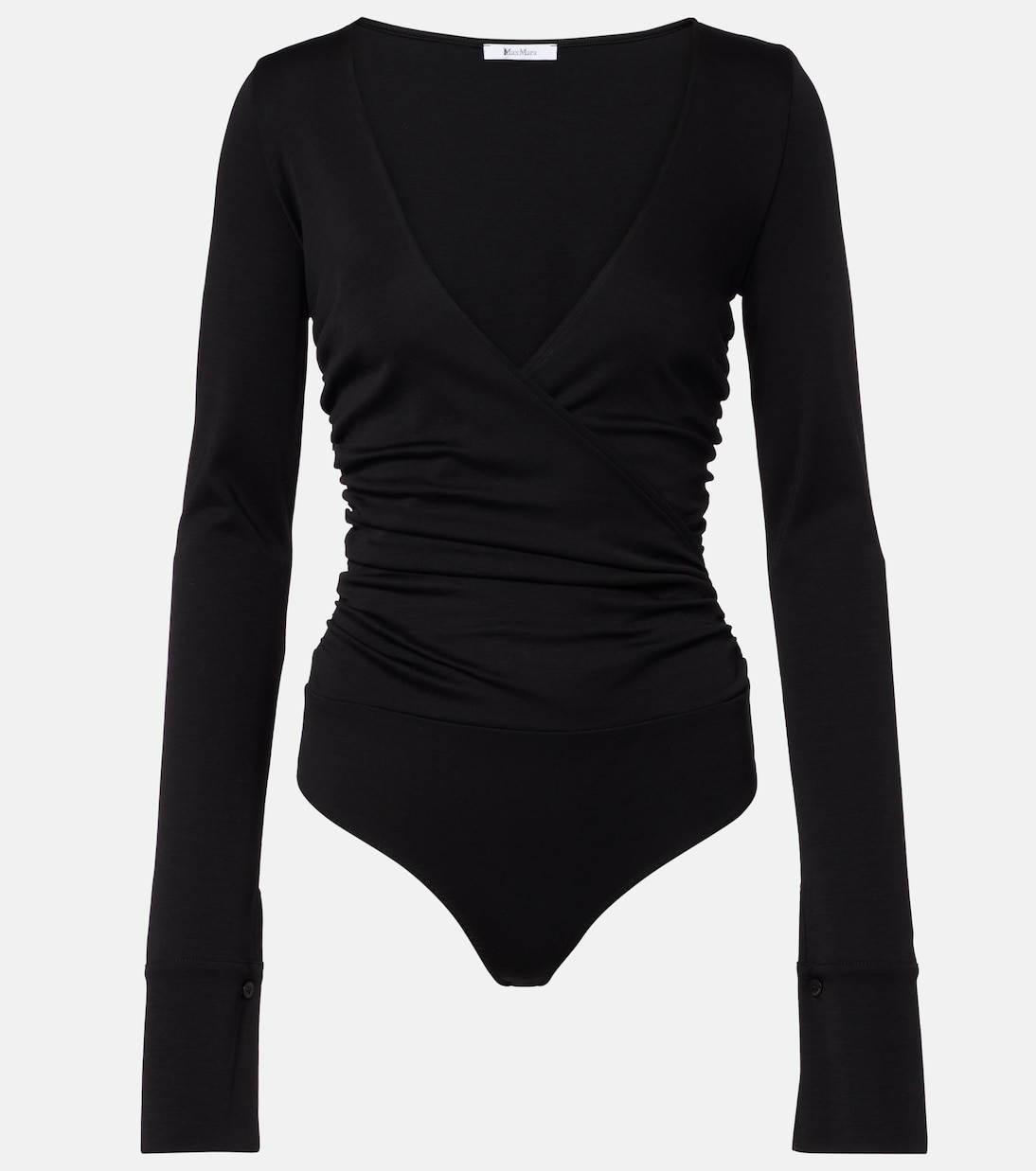 Nigella draped wool bodysuit | Max Mara