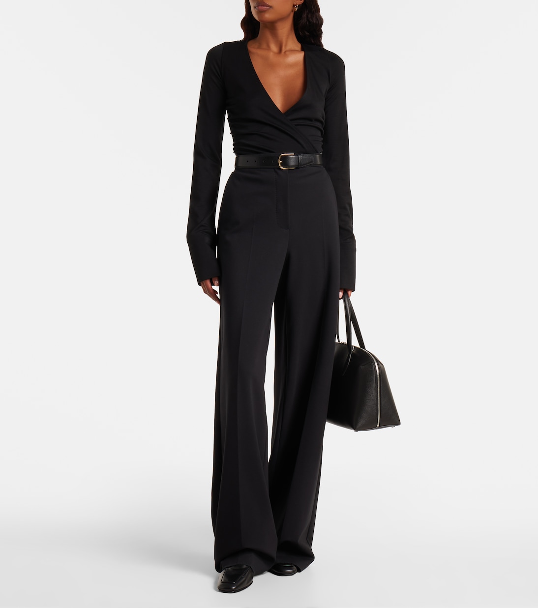 Nigella draped wool bodysuit | Max Mara