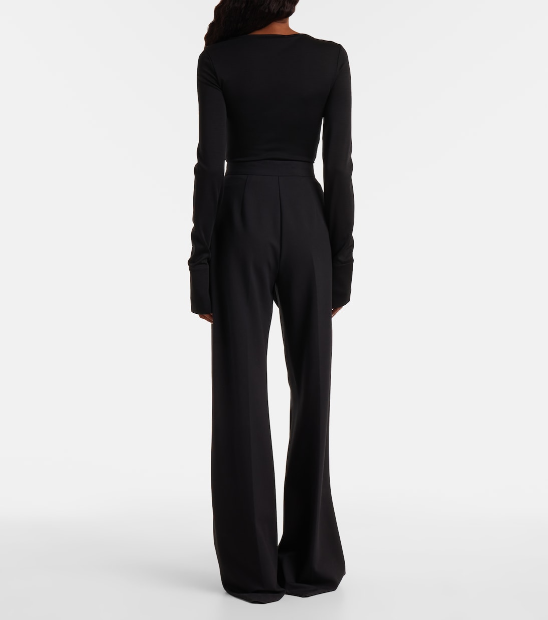 Nigella draped wool bodysuit | Max Mara