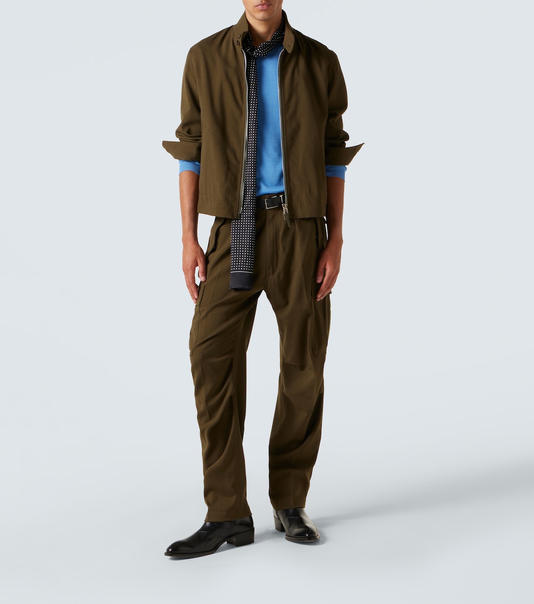 Wool, cashmere, and silk cargo pants | Tom Ford