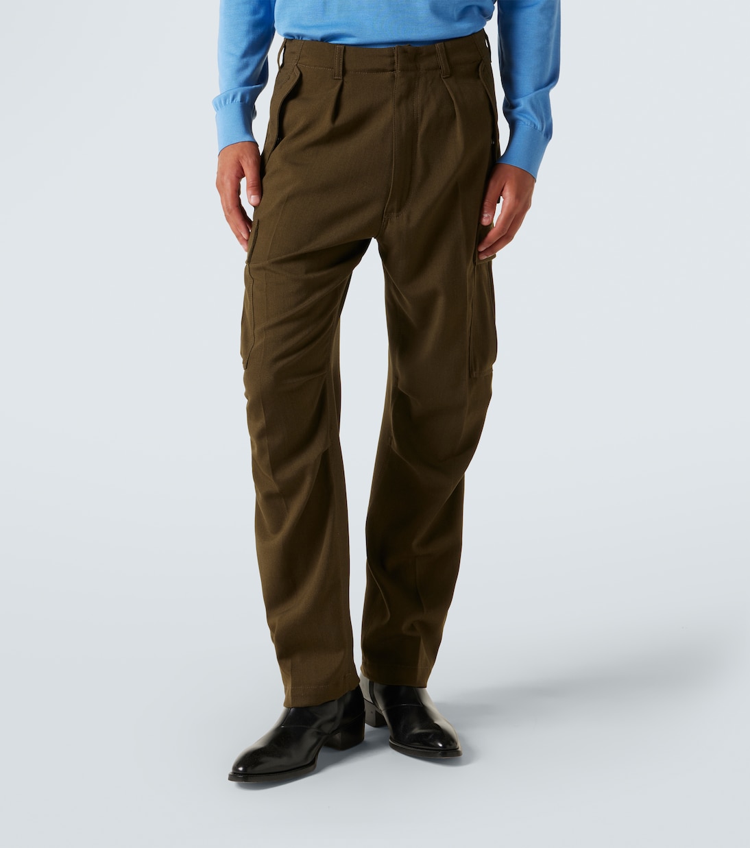 Wool, cashmere, and silk cargo pants | Tom Ford