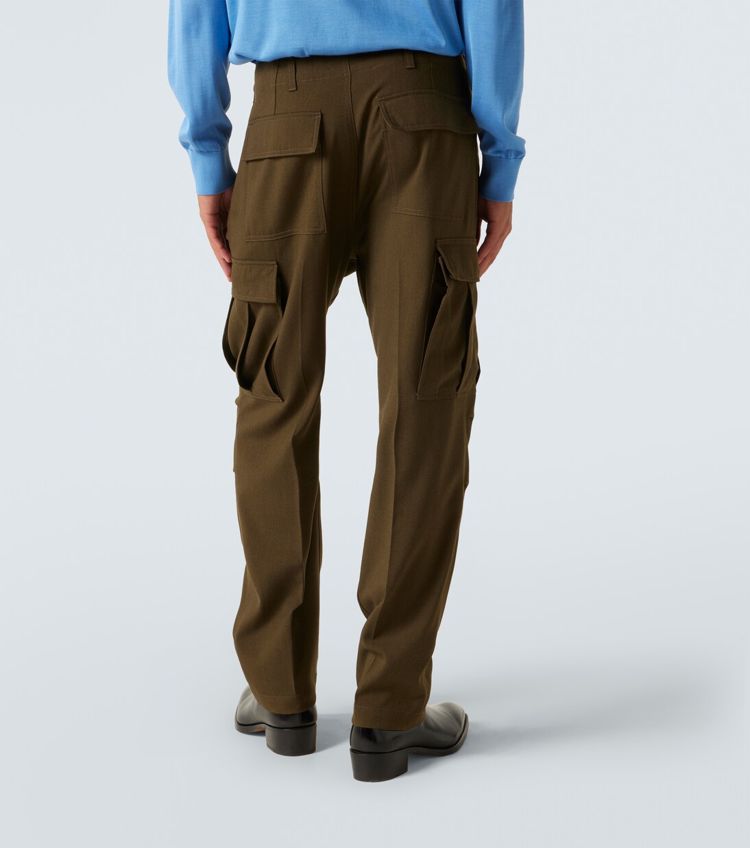 Wool, cashmere, and silk cargo pants | Tom Ford