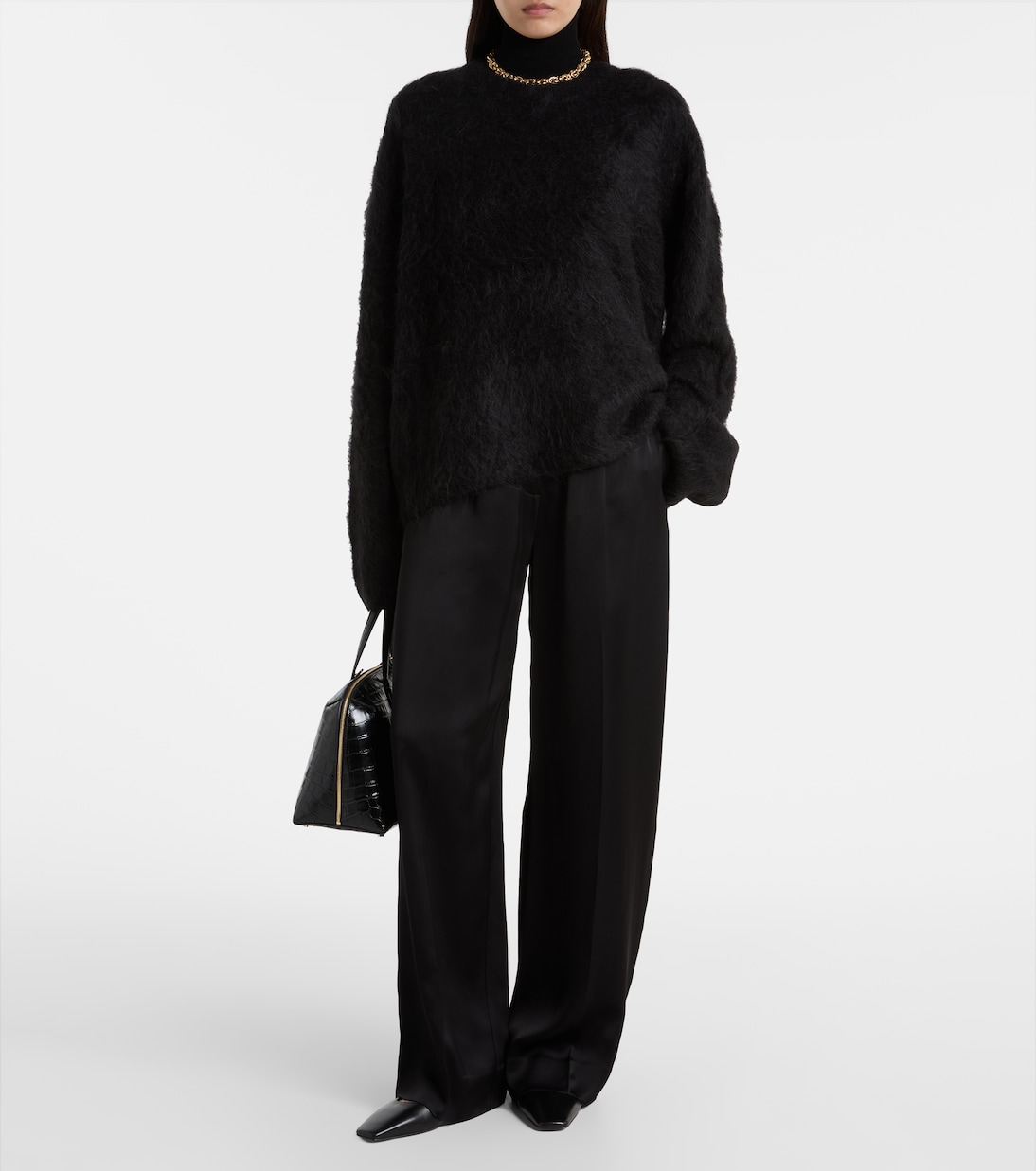 Weite Hose aus Satin | Toteme