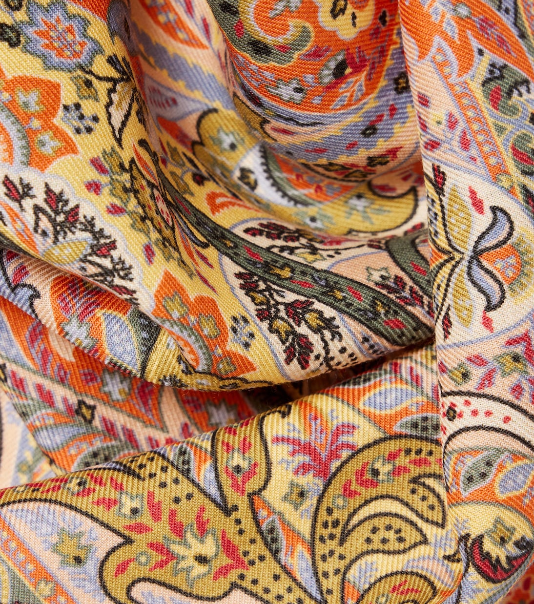 Floral wool and silk scarf  | Etro