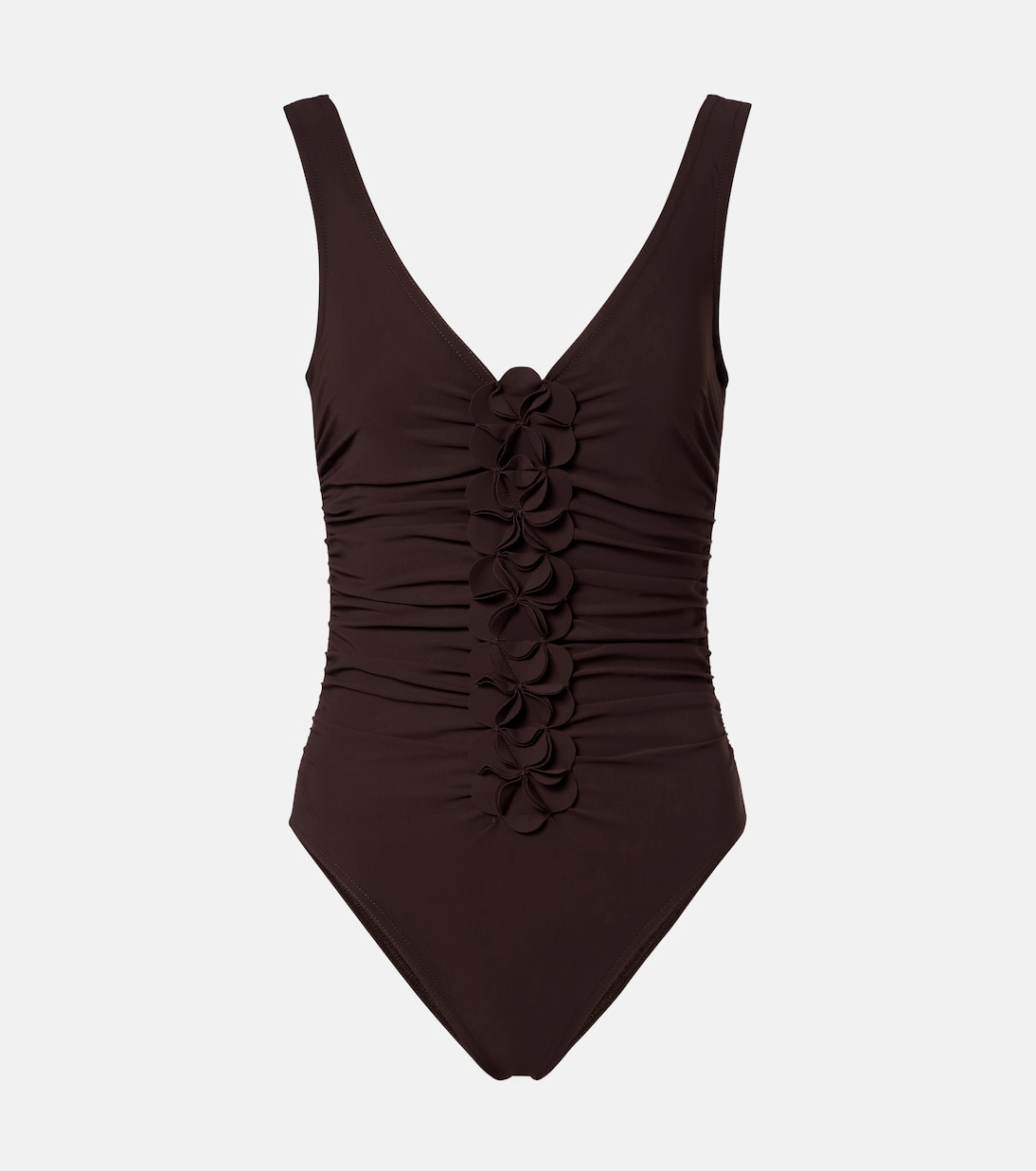 Tess floral-appliqué swimsuit | Karla Colletto