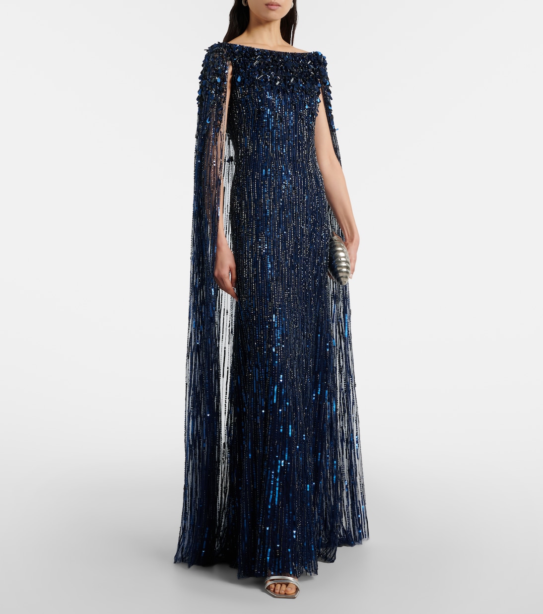 Luella fringed sequined gown | Jenny Packham
